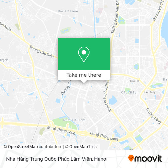 Nhà Hàng Trung Quốc Phúc Lâm Viên map