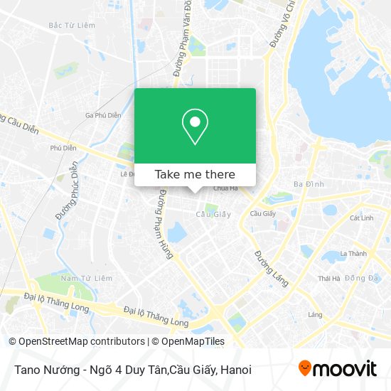 Tano Nướng - Ngõ 4 Duy Tân,Cầu Giấy map