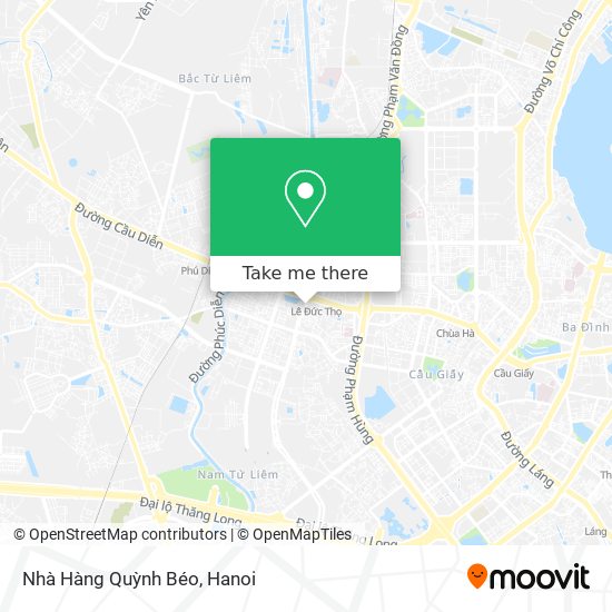 Nhà Hàng Quỳnh Béo map