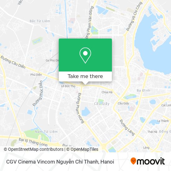 CGV Cinema Vincom Nguyễn Chí Thanh map