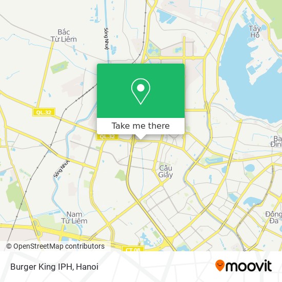 Burger King IPH map