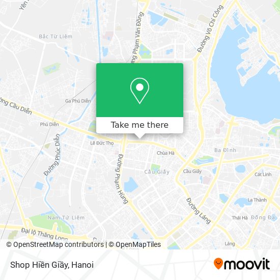 Shop Hiền Giầy map