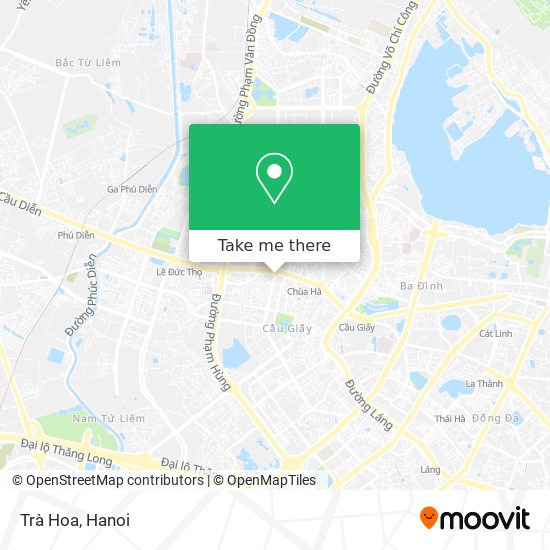 Trà Hoa map