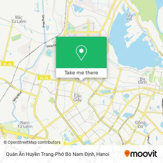 Quán Ăn Huyền Trang-Phở Bò Nam Định map