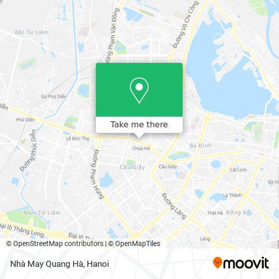 Nhà May Quang Hà map