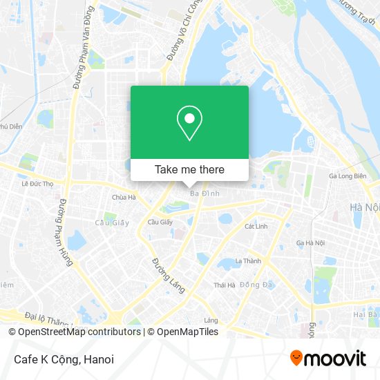 Cafe K Cộng map