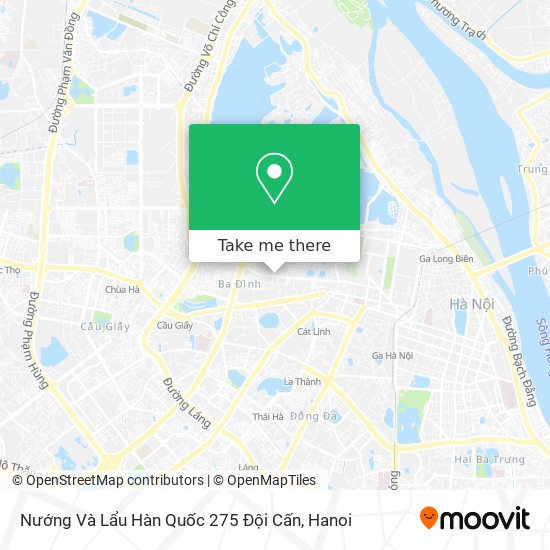 Nướng Và Lẩu Hàn Quốc 275 Đội Cấn map