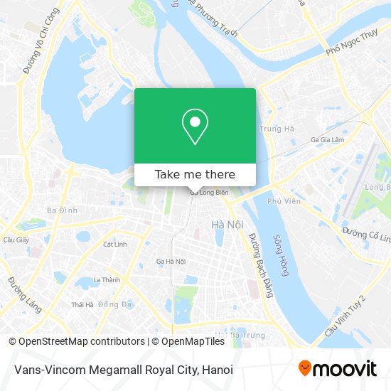 Vans-Vincom Megamall Royal City map