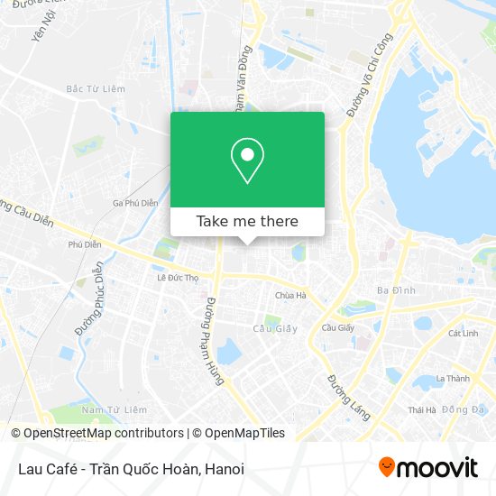 Lau Café - Trần Quốc Hoàn map