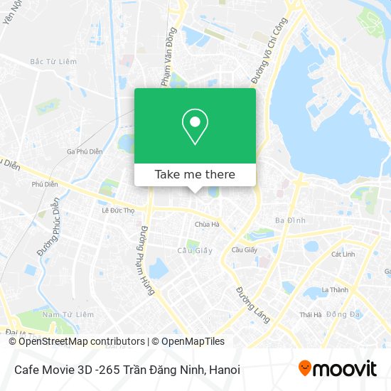 Cafe Movie 3D -265 Trần Đăng Ninh map