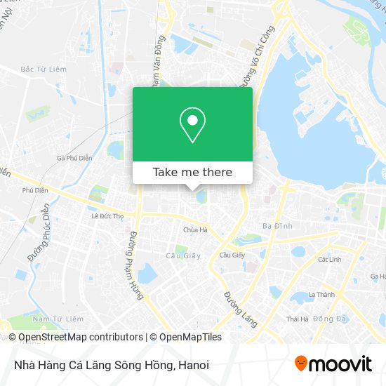 Nhà Hàng Cá Lăng Sông Hồng map