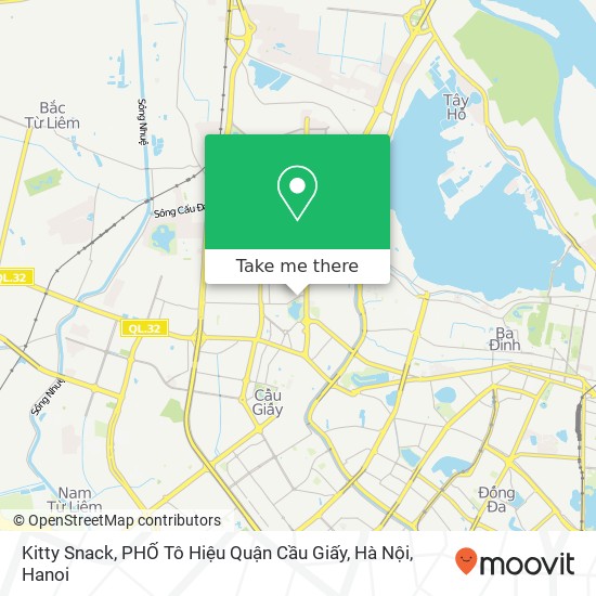 Kitty Snack, PHỐ Tô Hiệu Quận Cầu Giấy, Hà Nội map