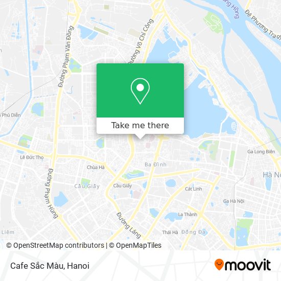 Cafe Sắc Màu map