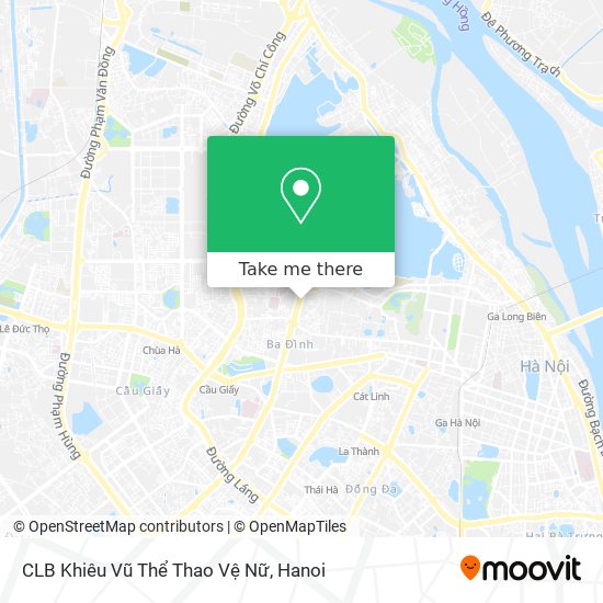 CLB Khiêu Vũ Thể Thao Vệ Nữ map