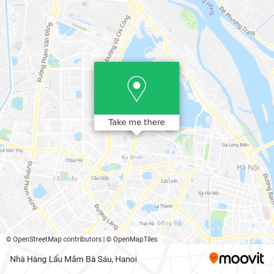 Nhà Hàng Lẩu Mắm Bà Sáu map