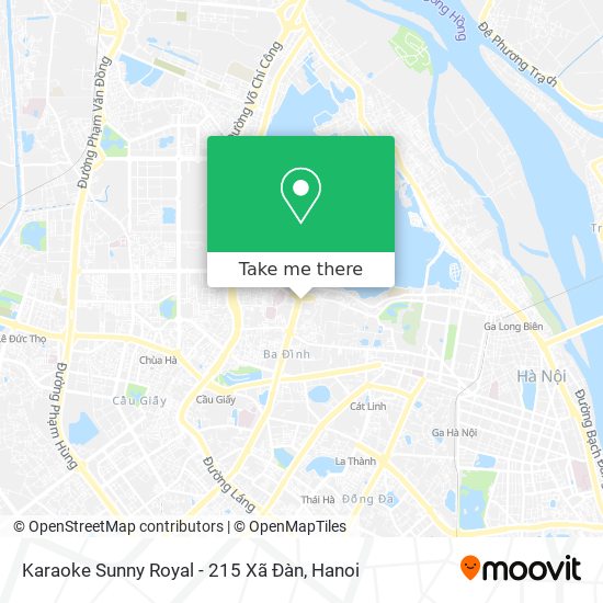 Karaoke Sunny Royal - 215 Xã Đàn map