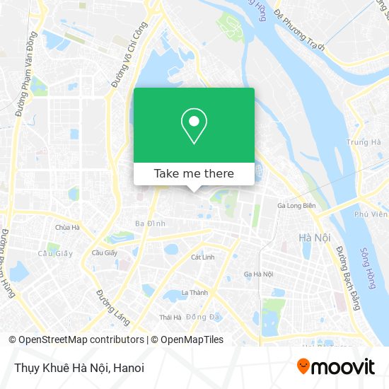 Thụy Khuê Hà Nội map