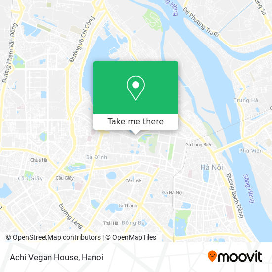 Achi Vegan House map