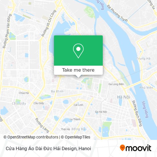 Cửa Hàng Áo Dài Đức Hải Design map
