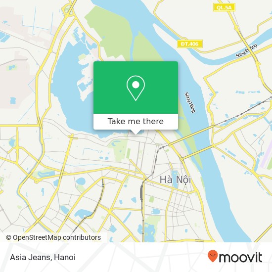 Asia Jeans, PHỐ Quán Thánh Quận Ba Đình, Hà Nội map