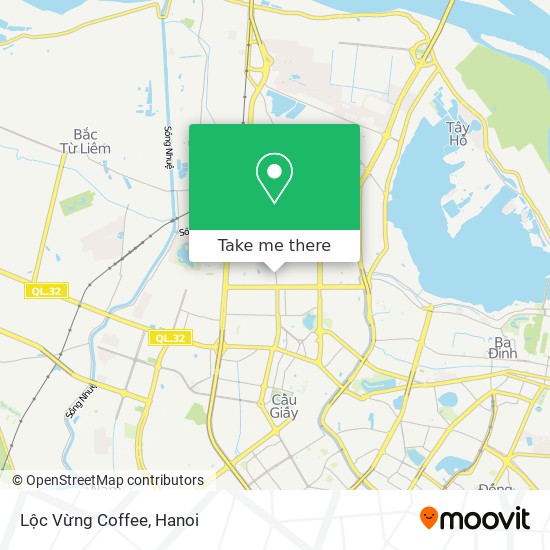 Lộc Vừng Coffee map