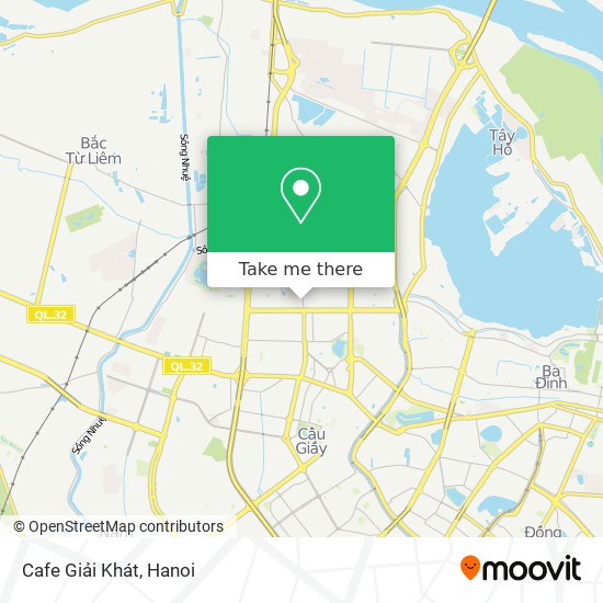Cafe Giải Khát map