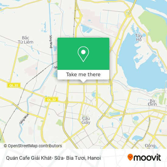 Quán Cafe Giải Khát- Sữa- Bia Tươi map