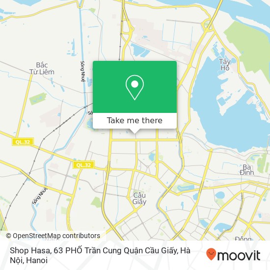 Shop Hasa, 63 PHỐ Trần Cung Quận Cầu Giấy, Hà Nội map