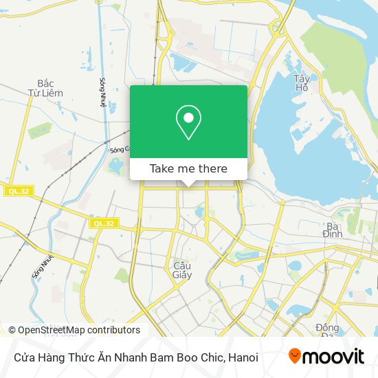 Cửa Hàng Thức Ăn Nhanh Bam Boo Chic map