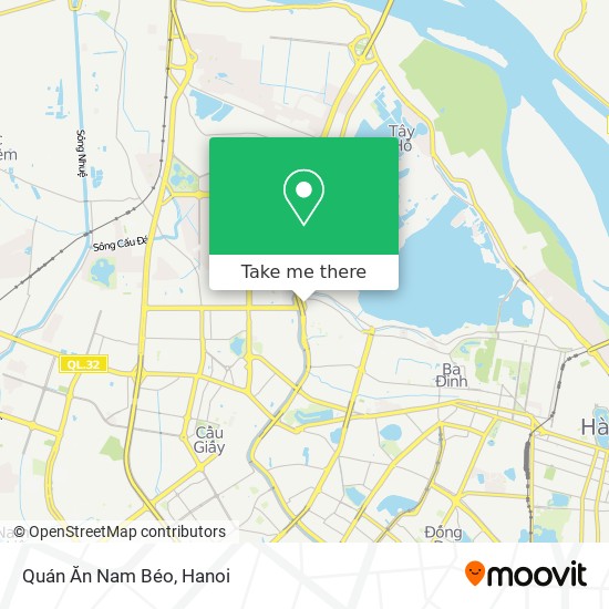 Quán Ăn Nam Béo map