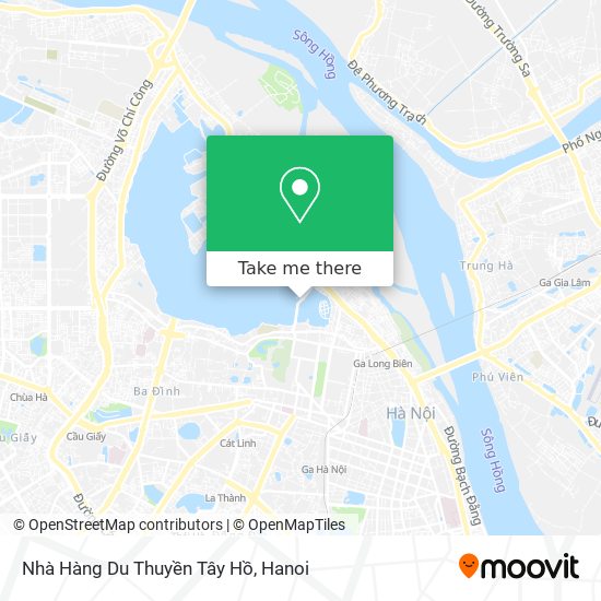 Nhà Hàng Du Thuyền Tây Hồ map