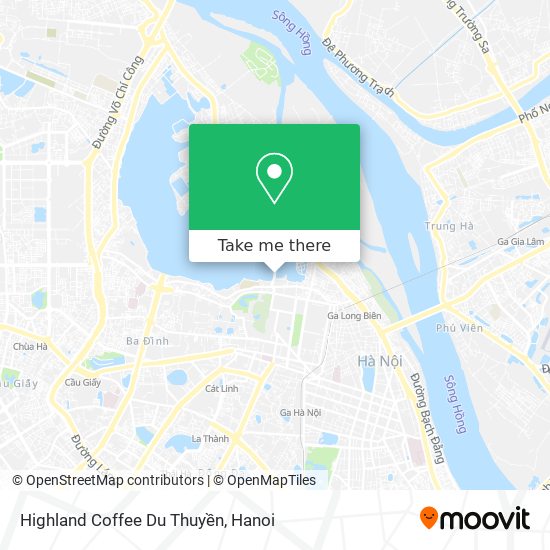 Highland Coffee Du Thuyền map