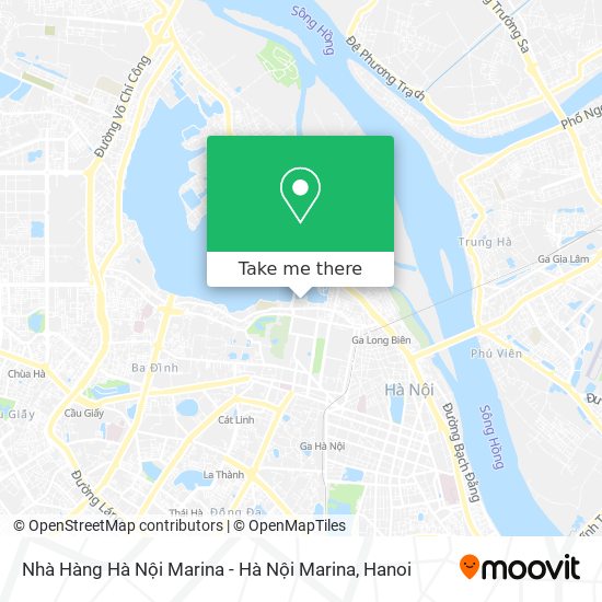 Nhà Hàng Hà Nội Marina - Hà Nội Marina map
