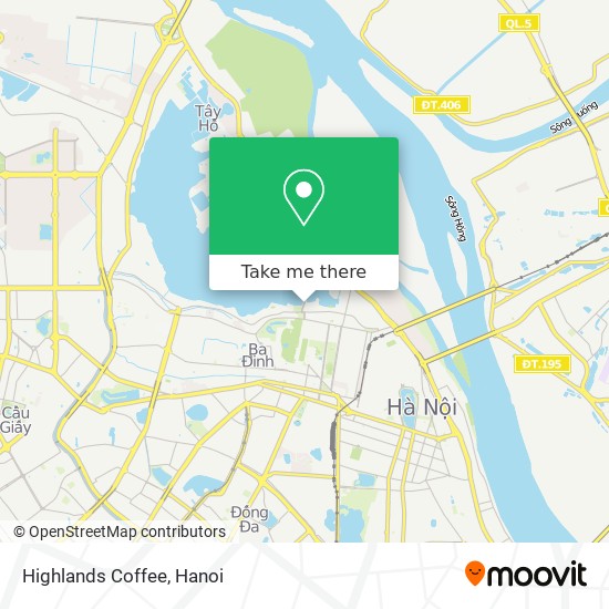 Highlands Coffee map