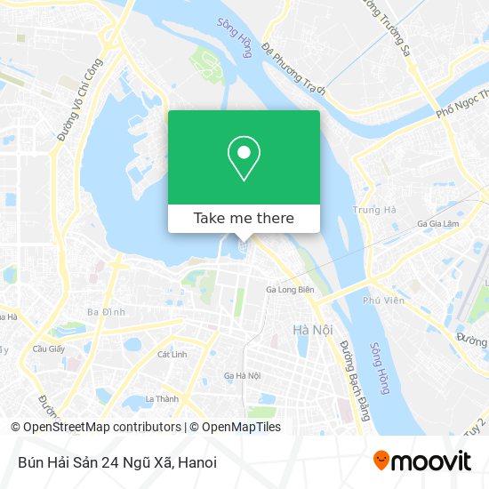 Bún Hải Sản 24 Ngũ Xã map