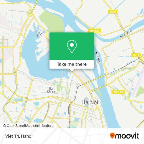 Việt Trì map