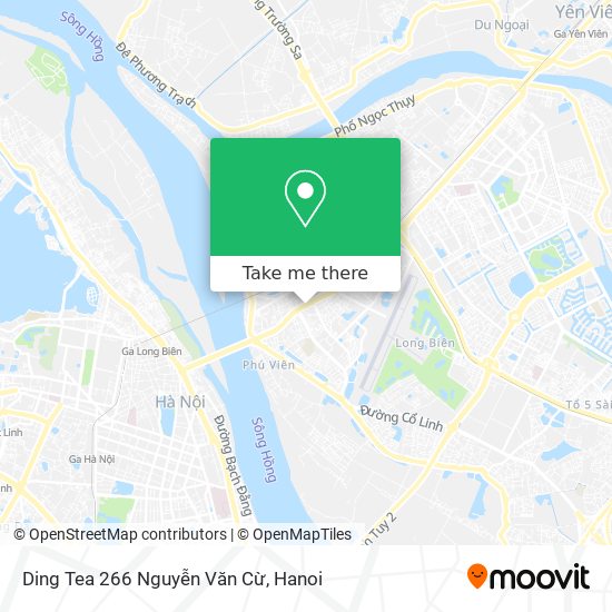 Ding Tea 266 Nguyễn Văn Cừ map