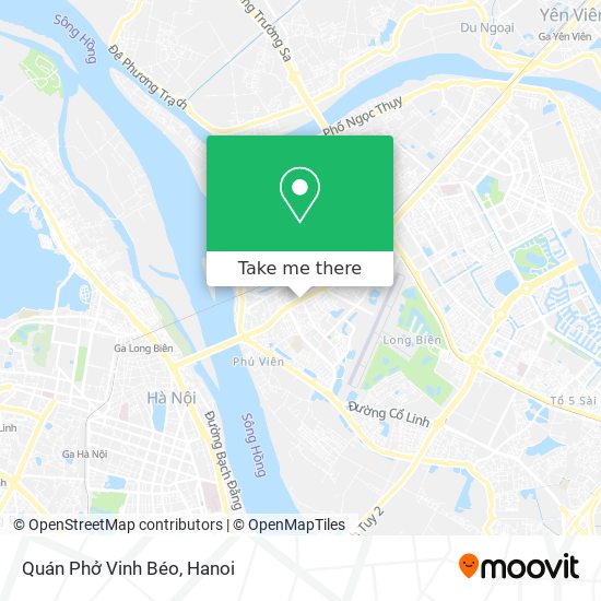 Quán Phở Vinh Béo map