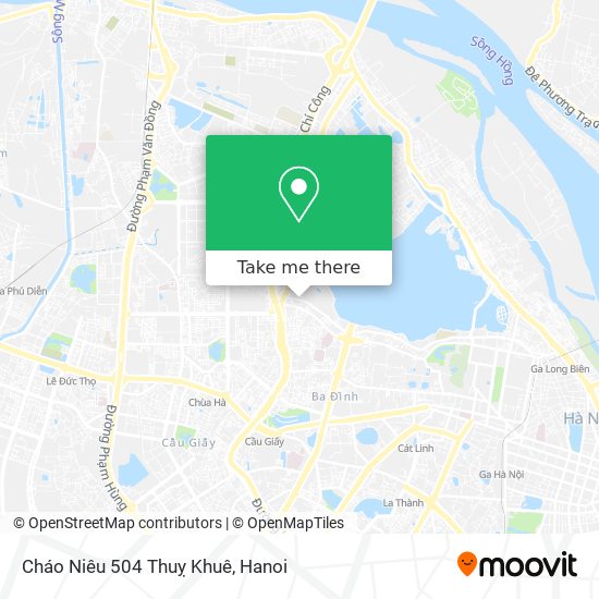 Cháo Niêu 504 Thuỵ Khuê map