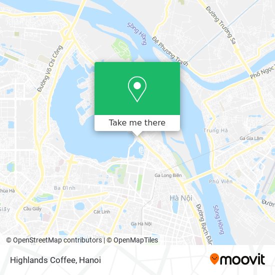 Highlands Coffee map