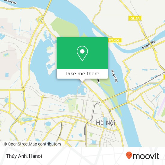 Thúy Anh, ĐƯỜNG Thanh Niên Quận Ba Đình, Hà Nội map