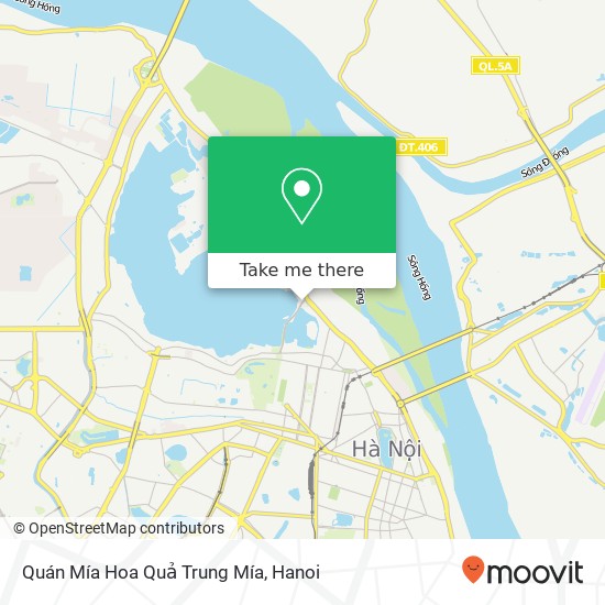 Quán Mía Hoa Quả Trung Mía, ĐƯỜNG Thanh Niên Quận Tây Hồ, Hà Nội map