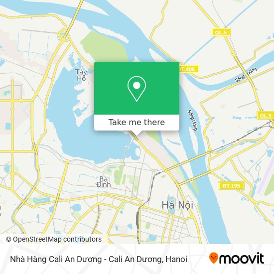 Nhà Hàng Cali An Dương - Cali An Dương map