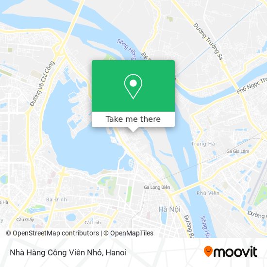 How to get to Nhà Hàng Cȏng Viên Nhỏ in Hanoi by Bus?