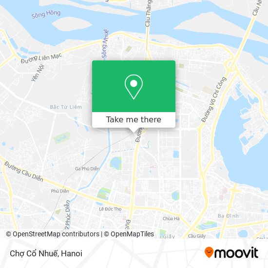 Chợ Cổ Nhuế map