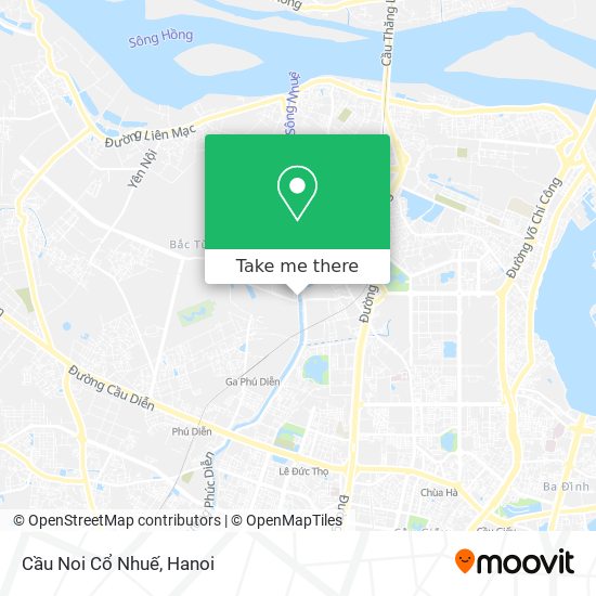 Cầu Noi Cổ Nhuế map