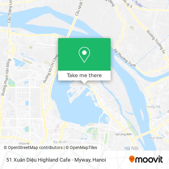51 Xuân Diệu Highland Cafe - Myway map