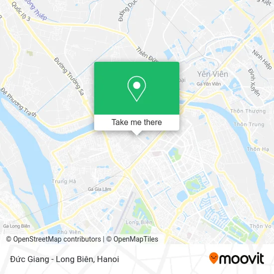 Đức Giang - Long Biên map