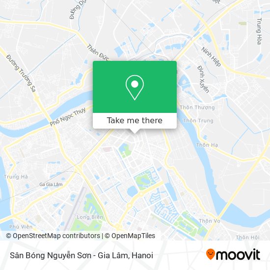 Sân Bóng Nguyễn Sơn - Gia Lâm map