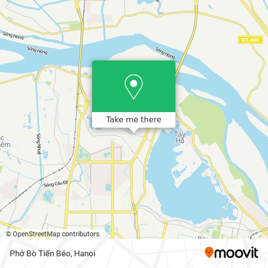 Phở Bò Tiến Béo map